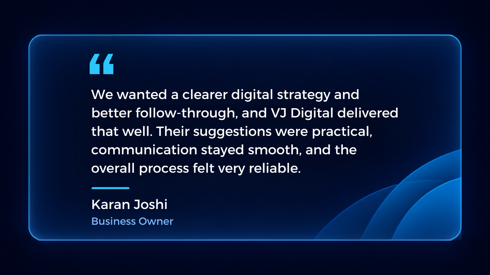 Home before working with vj digital, our marketing felt inconsistent and difficult to track. their team gave us clearer direction, and over time we began receiving better quality enquiries. (3)